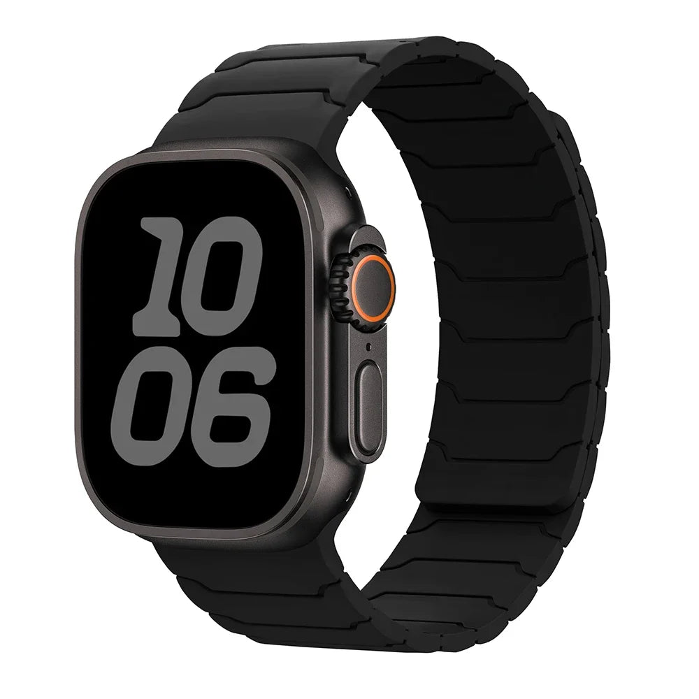 Pulsera de reemplazo magnética para Apple Watch negra