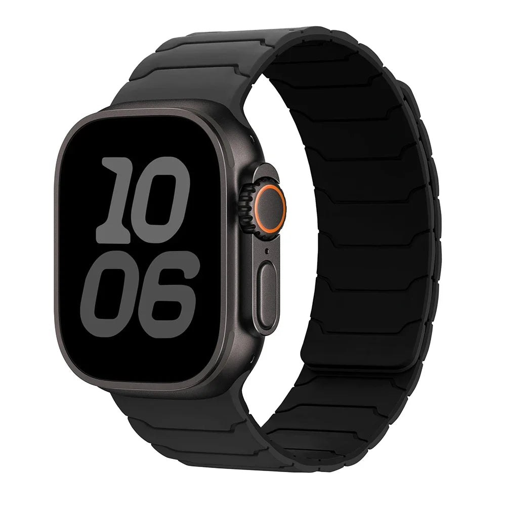 Pulsera de reemplazo magnética para Apple Watch negra