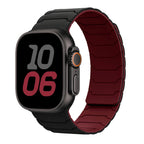 Pulsera de reemplazo magnética para Apple Watch negro rojo
