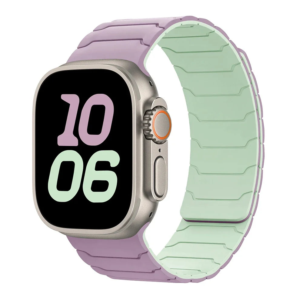Pulsera de reemplazo magnética para Apple Watch violeta