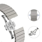 Pulsera de repuesto de acero inoxidable para Apple Watch 