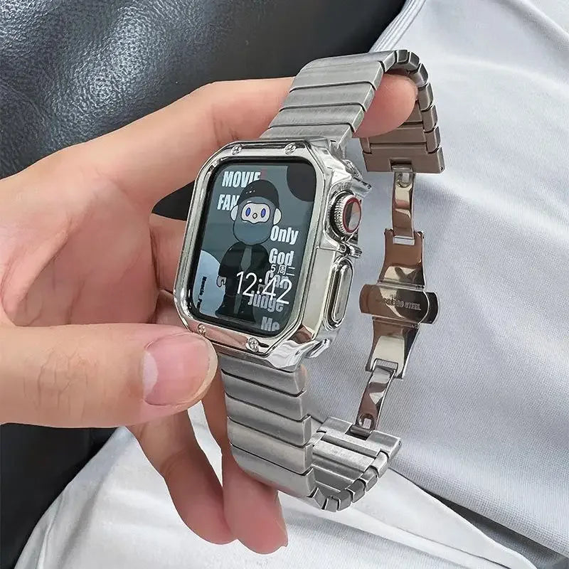 Pulsera de repuesto de acero inoxidable para Apple Watch 