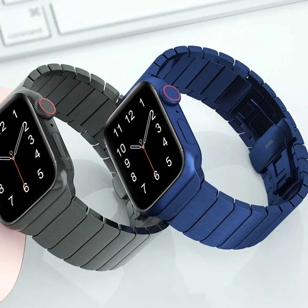 Pulsera de repuesto de acero inoxidable para Apple Watch 