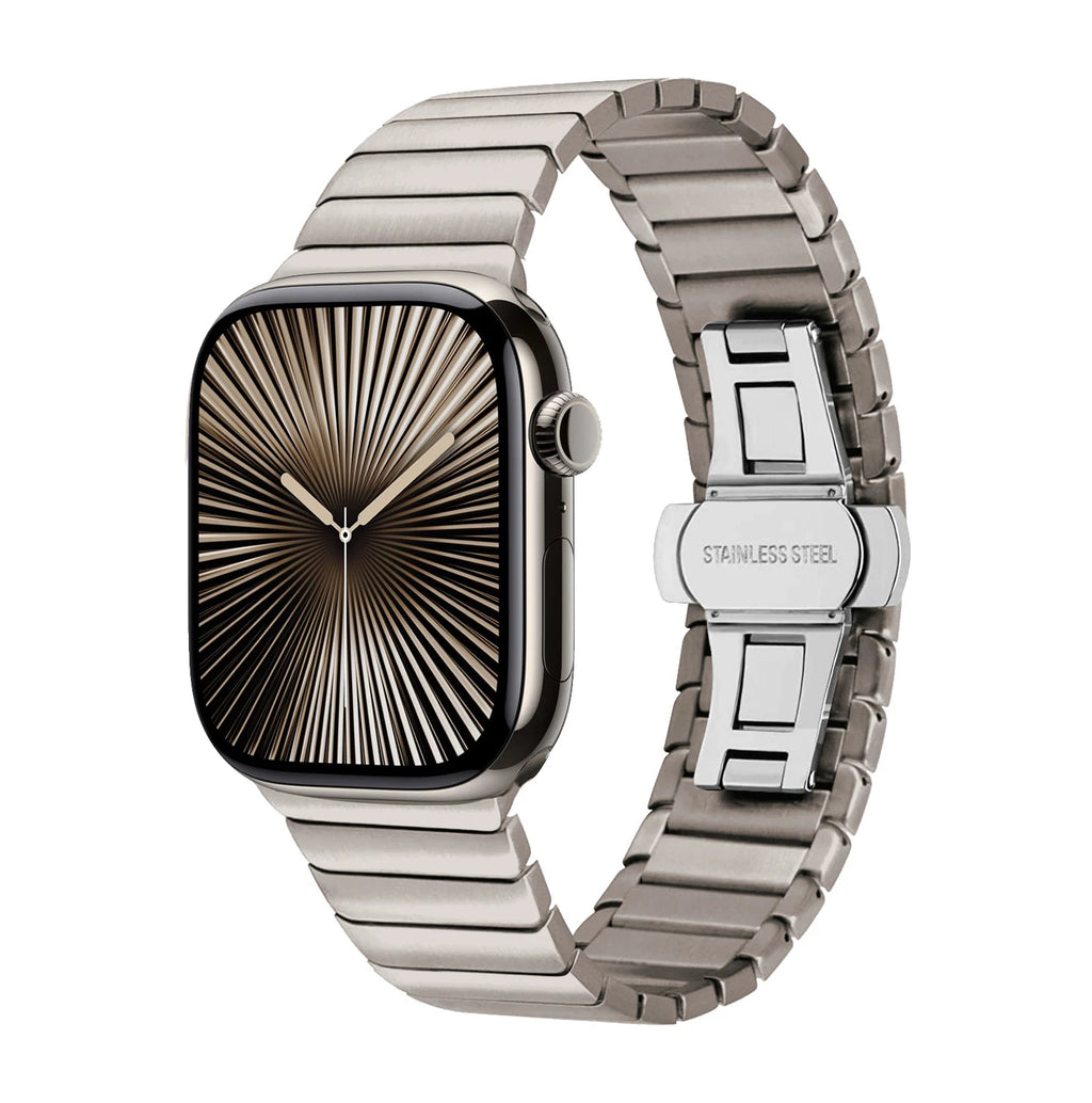 Pulsera de repuesto de acero inoxidable para Apple Watch 