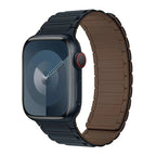 Correa magnética de repuesto para Apple Watch verde marrón