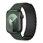 Correa magnética de repuesto para Apple Watch verde negro