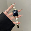 Correa de repuesto para Apple Watch - diseño trébol oro