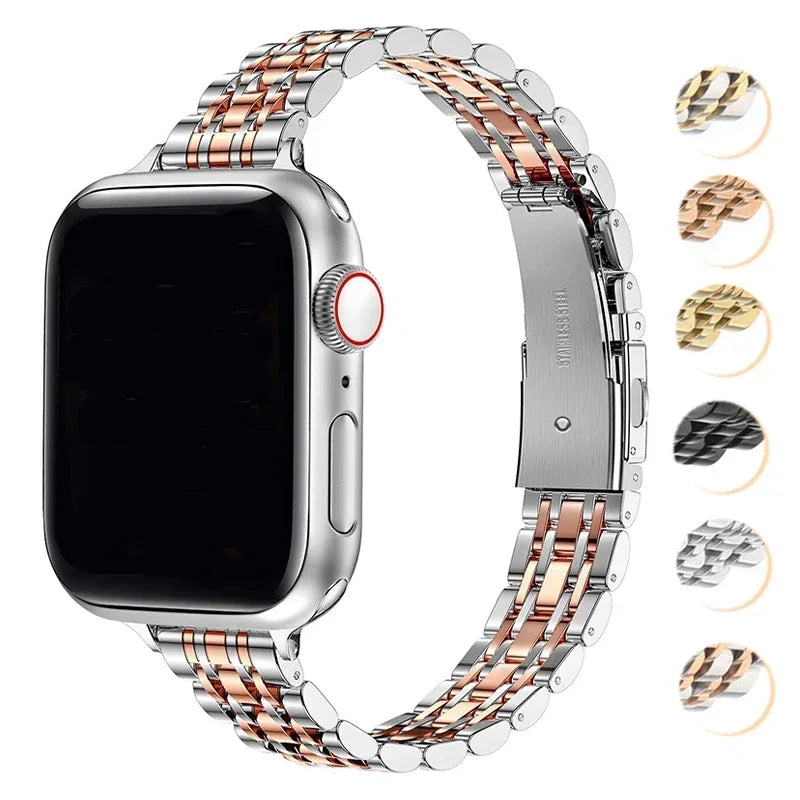 Pulsera de repuesto para Apple Watch en acero inoxidable