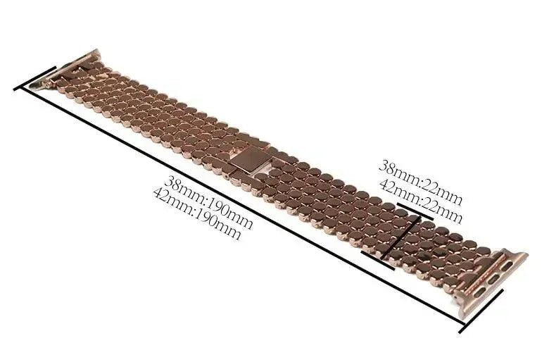 Correa de repuesto para Apple Watch en acero inoxidable - para mujer 