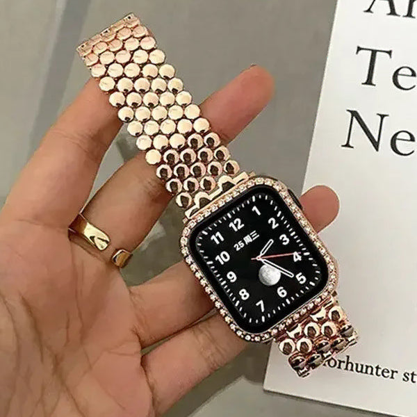 Correa de repuesto para Apple Watch en acero inoxidable - para mujer oro