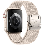 Correa de repuesto para Apple Watch en cuerda de paracaídas beige