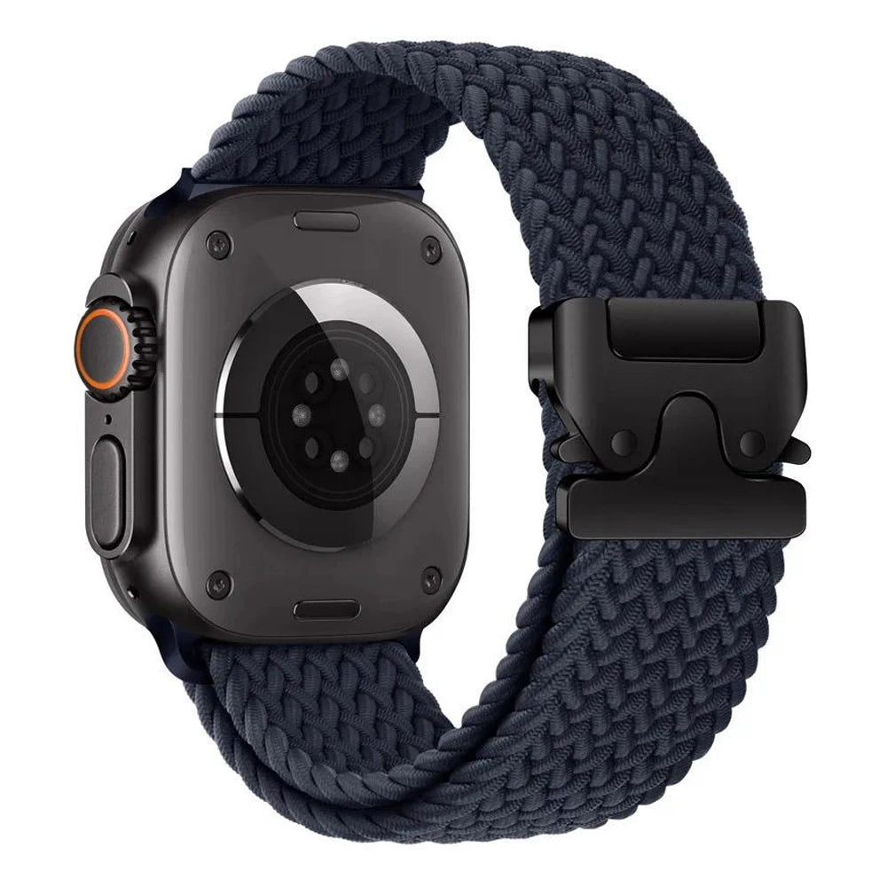 Correa de repuesto para Apple Watch en cuerda de paracaídas azul noche