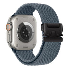 Correa de repuesto para Apple Watch en cuerda de paracaídas azul grisáceo