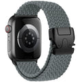 Correa de repuesto para Apple Watch en cuerda de paracaídas gris