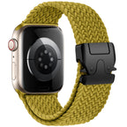 Correa de repuesto para Apple Watch en cuerda de paracaídas amarilla