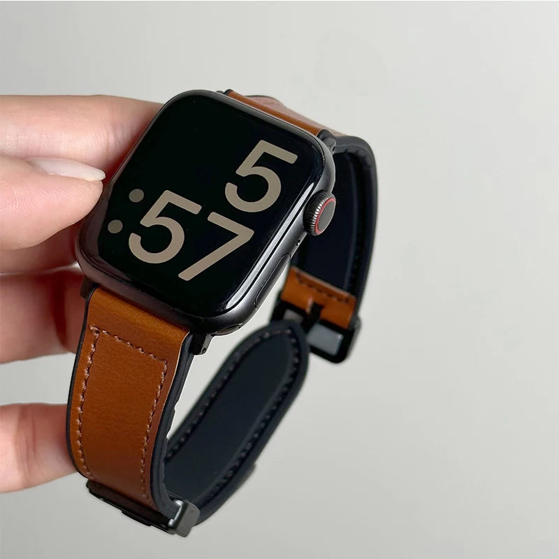 Correa de repuesto para Apple Watch en cuero 