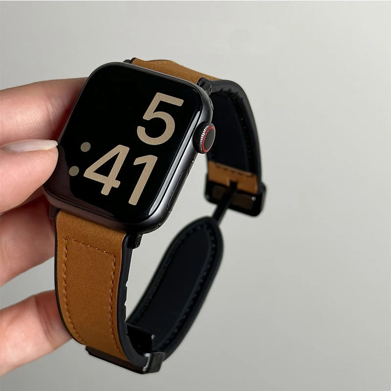 Correa de repuesto para Apple Watch en cuero 
