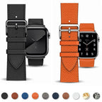 Correa de repuesto para Apple Watch de cuero para mujer y hombre