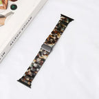 Pulsera de repuesto para Apple Watch en resina negro