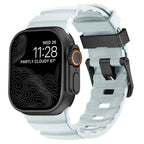 Correa de repuesto para Apple Watch de silicona gruesa azul