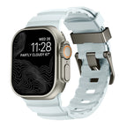 Correa de repuesto para Apple Watch de silicona gruesa azul