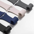 Pulsera de repuesto para Apple Watch de silicona magnética 