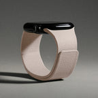 Pulsera de repuesto para Apple Watch de silicona magnética beige