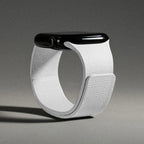Pulsera de repuesto para Apple Watch de silicona magnética blanca