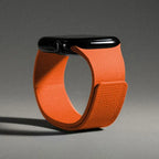 Pulsera de repuesto para Apple Watch de silicona magnética naranja