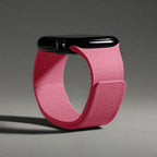 Pulsera de repuesto para Apple Watch de silicona magnética rosa