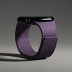 Pulsera de repuesto para Apple Watch de silicona magnética violeta