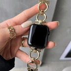 Correa de repuesto para Apple Watch para mujer oro