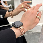 Correa de repuesto para Apple Watch para mujer oro rosa
