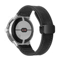 Correa de repuesto para Google Pixel Watch de cuero negro