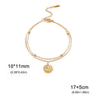 Pulsera dorada con pequeña hechura espiral
