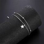 Pulsera doble con estrella