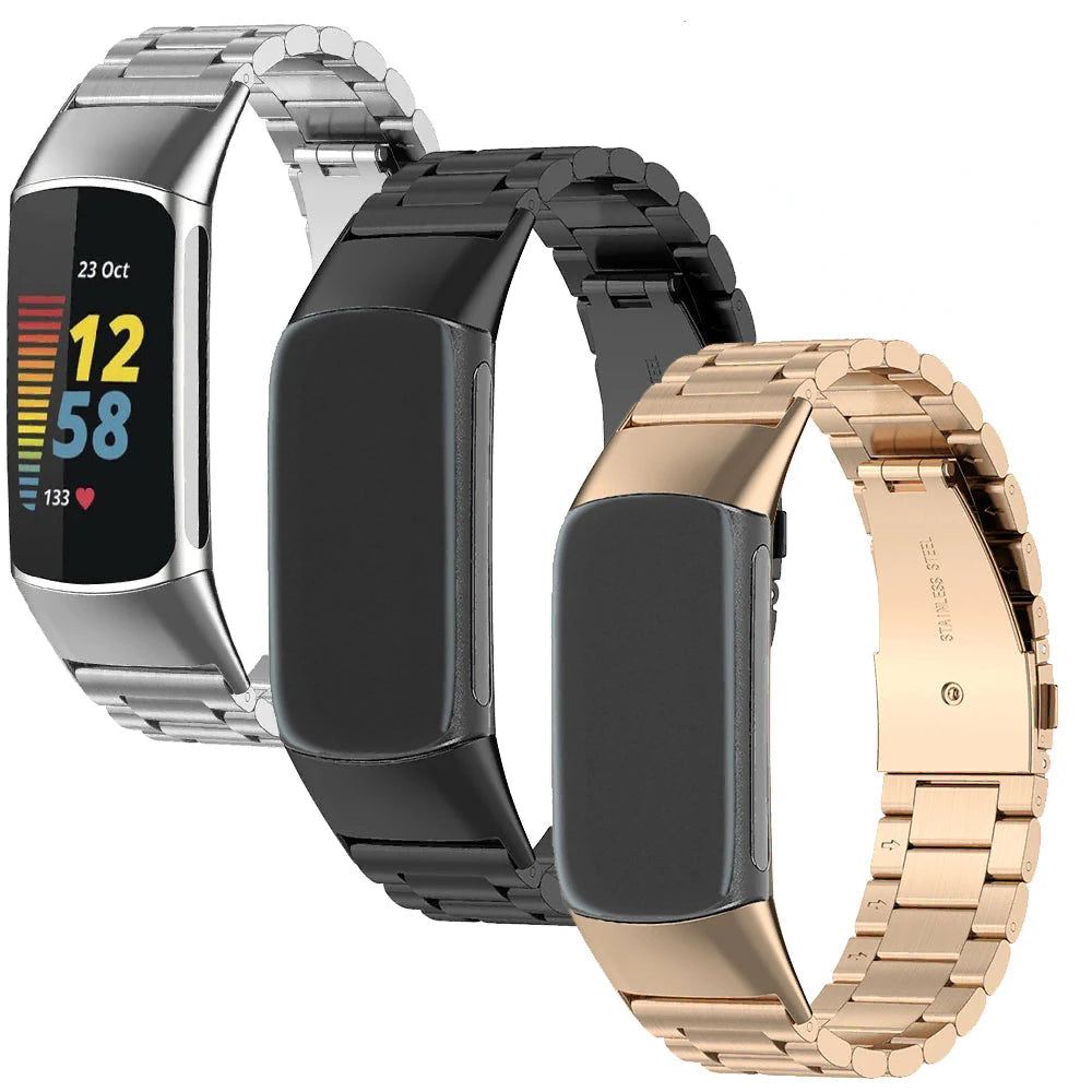 Pulsera de acero para reloj Fitbit Charge 5, Charge 6