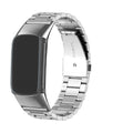 Pulsera de acero para reloj Fitbit Charge 5, Charge 6 plata