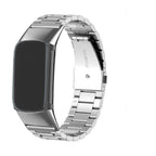 Pulsera de acero para reloj Fitbit Charge 5, Charge 6 plata