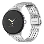 Pulsera de Acero Endurecido Mallada Smartwatch Google Pixel Watch 1 & 2 plata