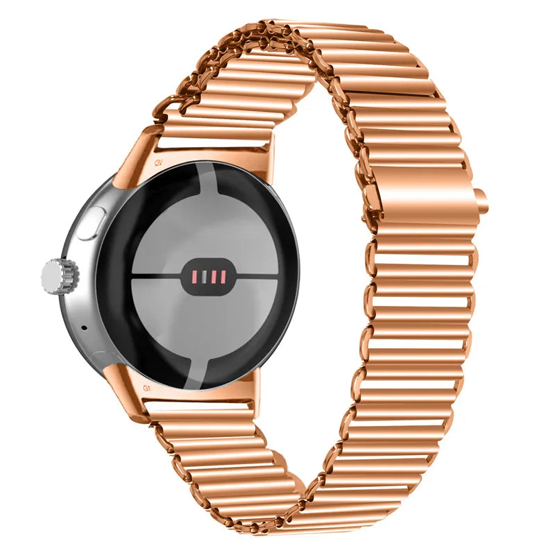 Pulsera de Acero Templado Smartwatch Google Pixel Watch 1 & 2 oro rosa