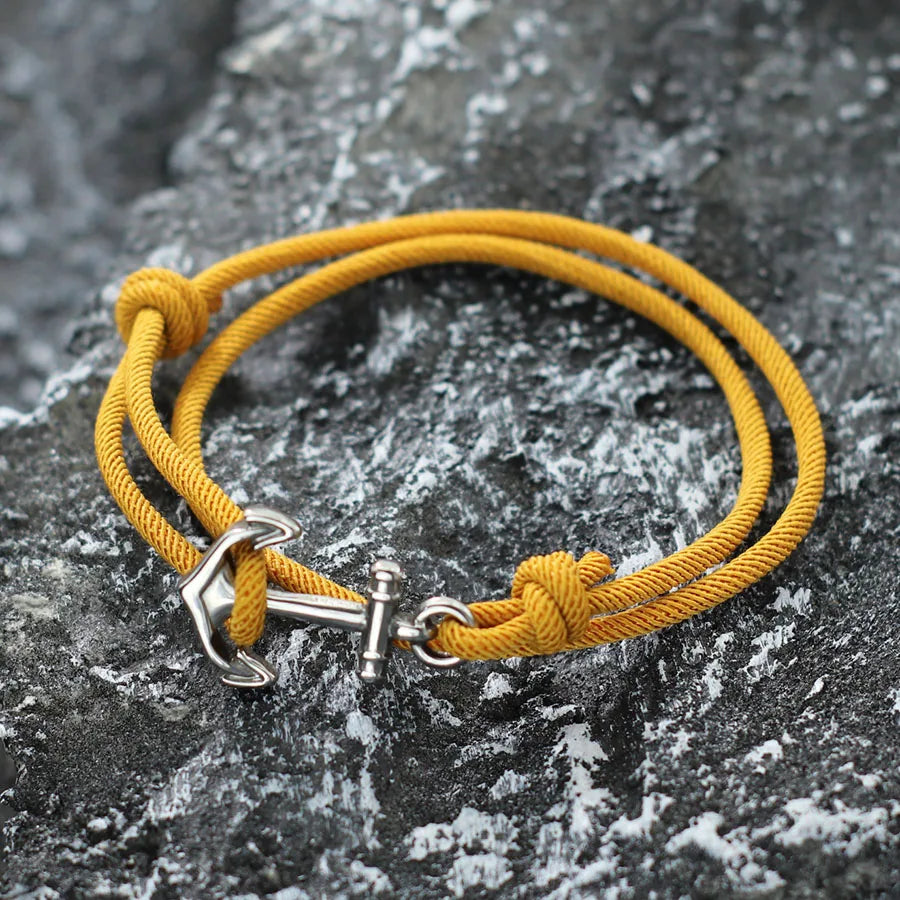 Pulsera de cuerda ancla 