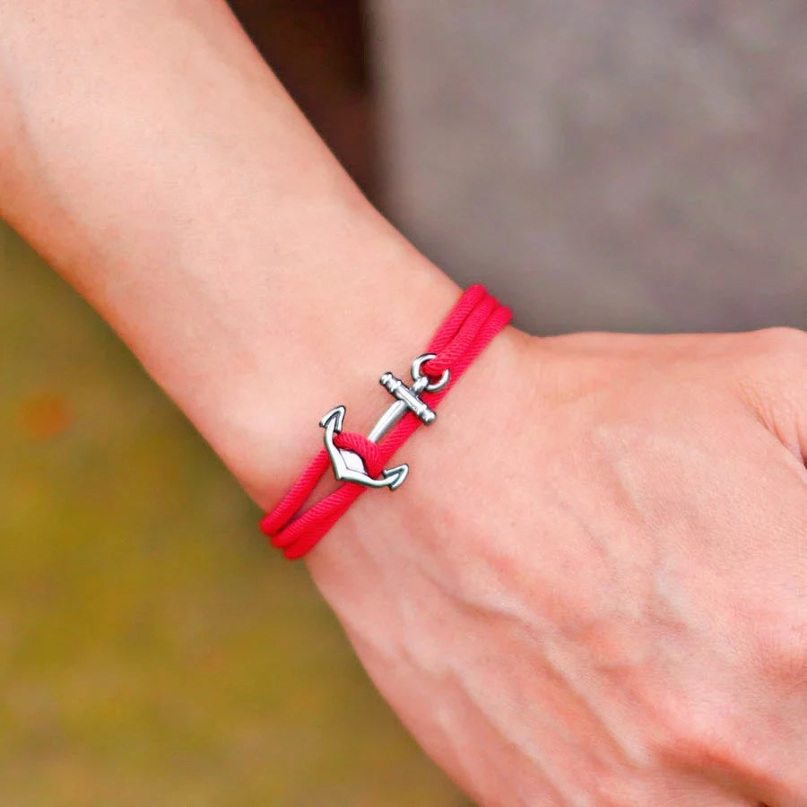 Pulsera de cuerda ancla 