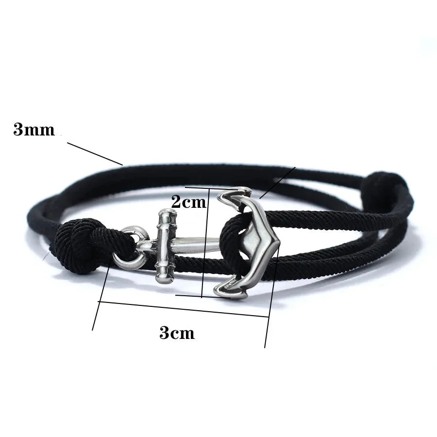 Pulsera de cuerda ancla