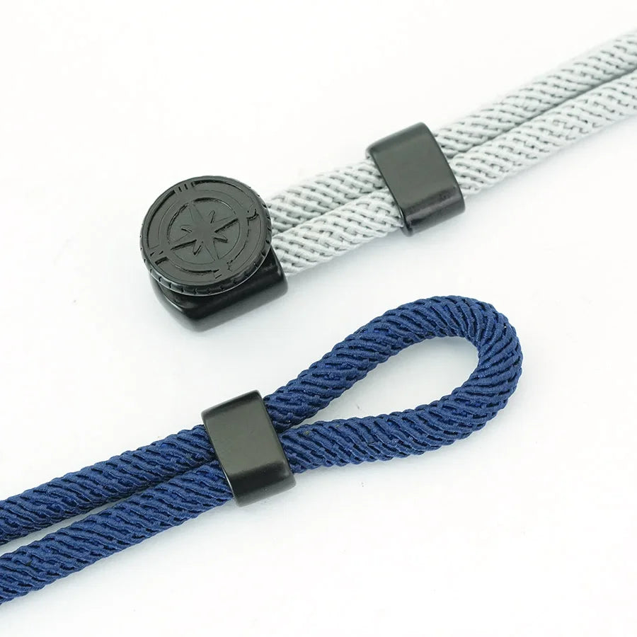 Pulsera de cuerda con brújula negra rosa de los vientos