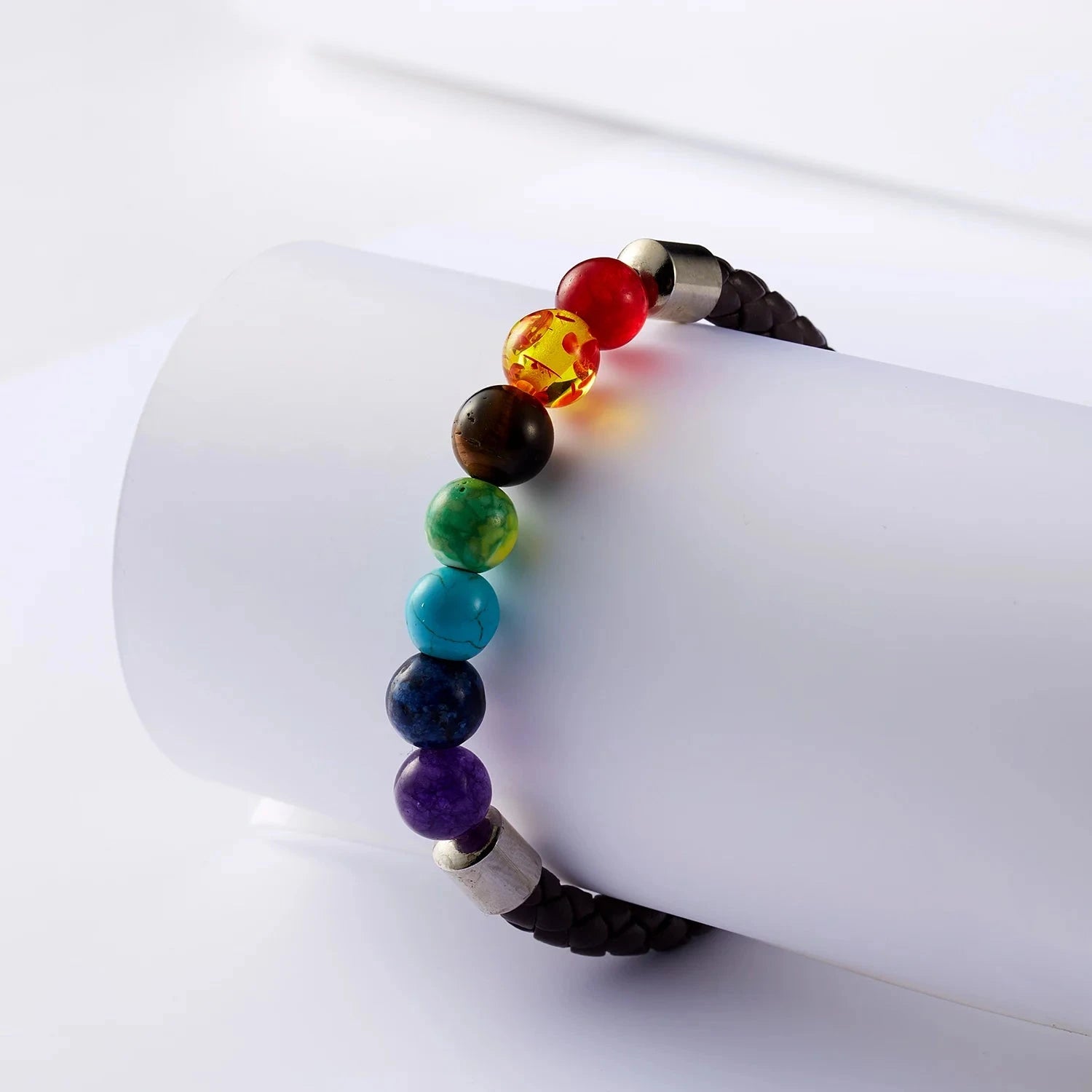 Pulsera de Cuerda y Piedras 7 Chakras