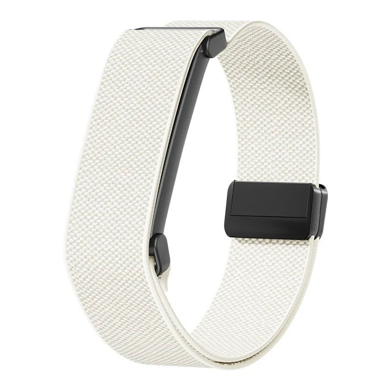 Pulsera de nylon para reloj Google Fitbit Air blanca