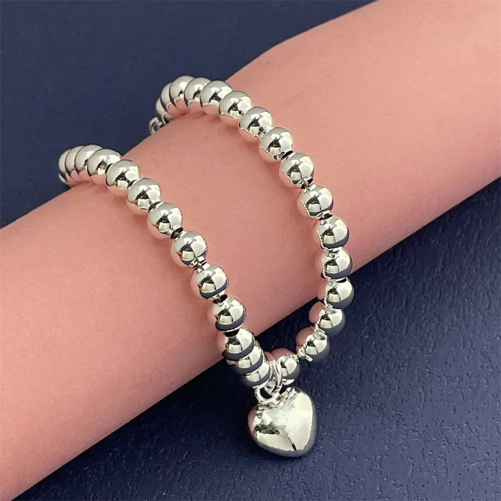 Pulsera de Perlas con Corazón