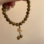 Pulsera de cuentas de madera natural tipo 2