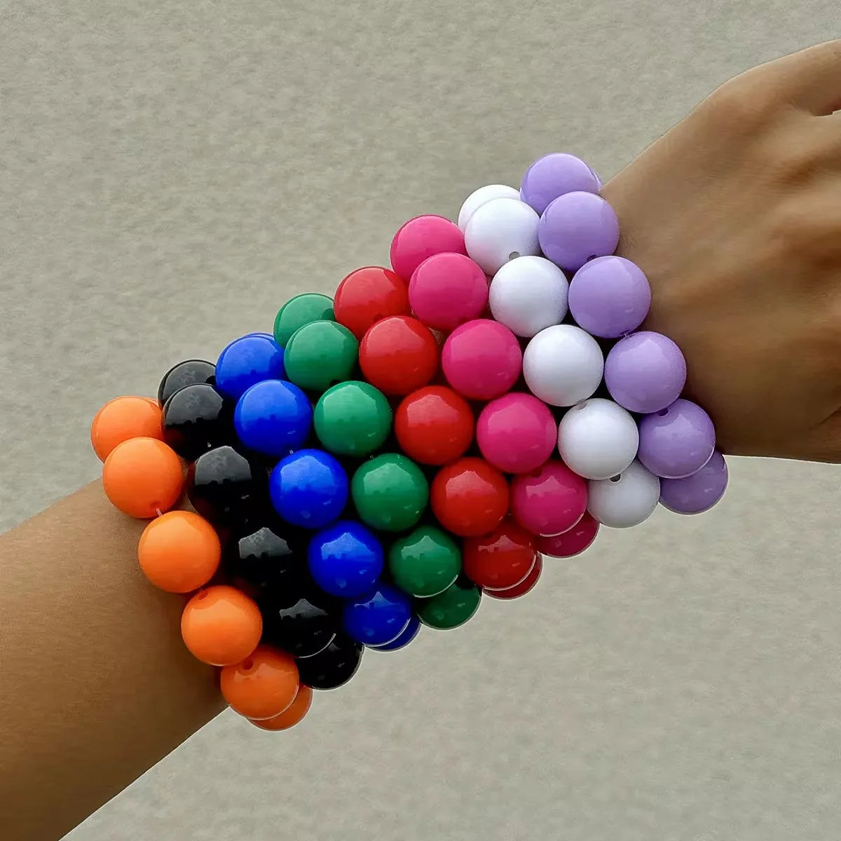 Pulsera de Perlas de Colores para Mujer